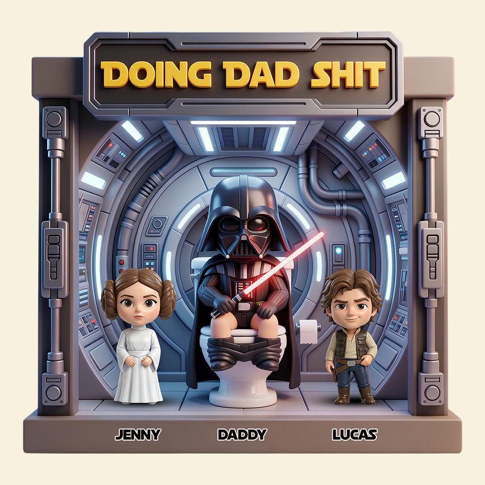 Funny Dad Squad - Personalized Metal Sign for Dads, Grandpas & More Metal Signs PopCulturePrints