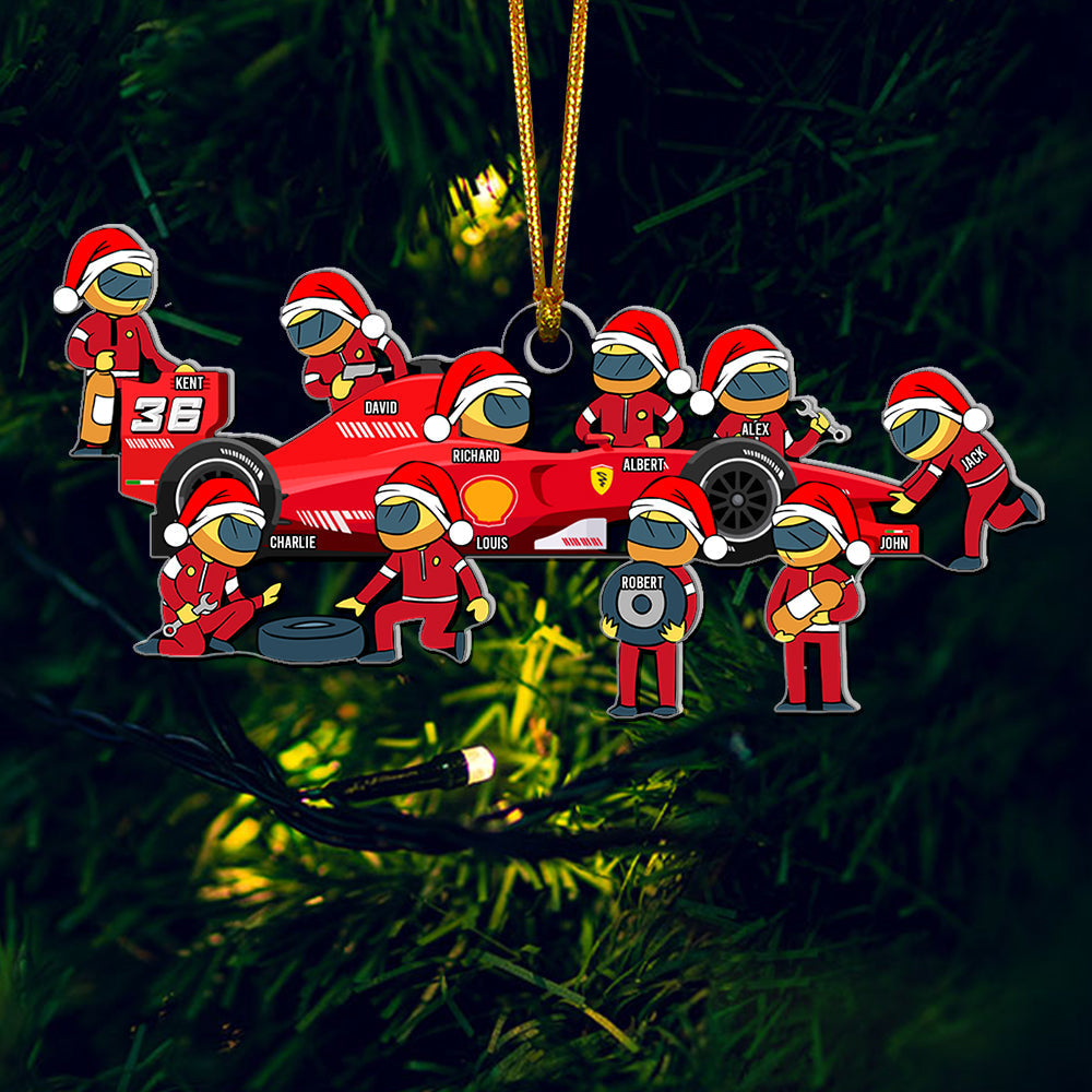 Custom Racing Team Christmas Ornament Ornament PopCulturePrints