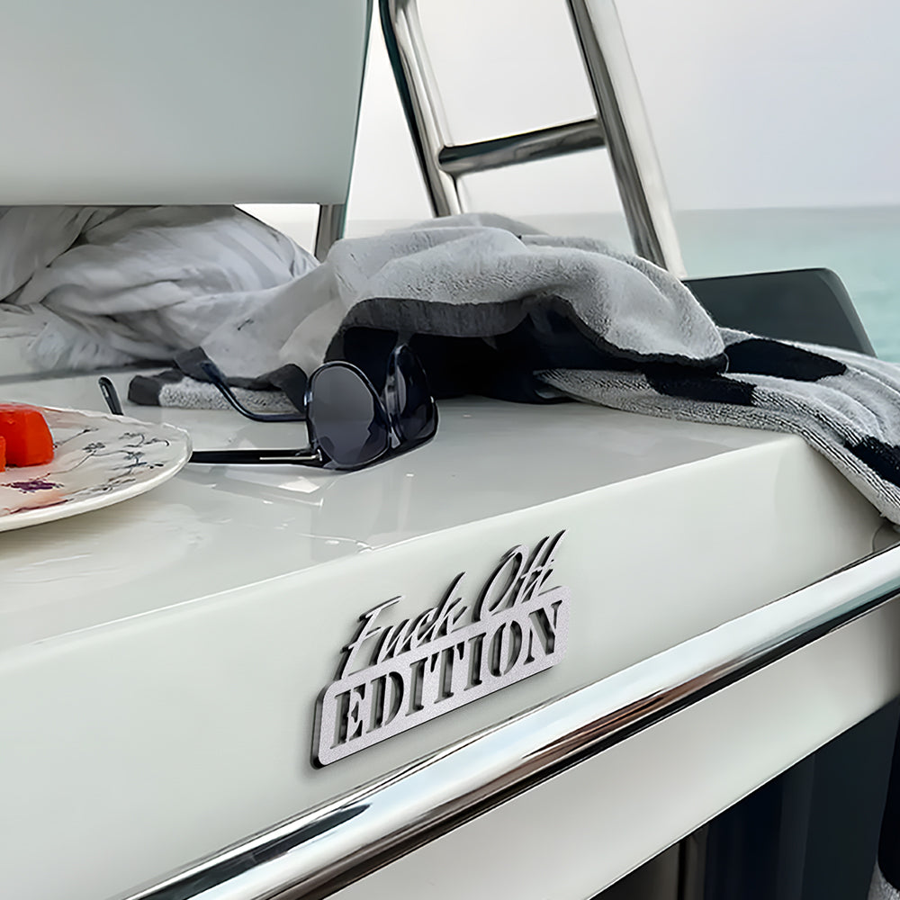 Personalized Your Name Edition Custom Motorcycle Sticker Ornament PopCulturePrints