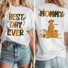Load image into Gallery viewer, “Best Day Ever” - Personalized Mom Shirt - Unique Gift for Moms, Grandmas &amp; More Shirts PopCulturePrints
