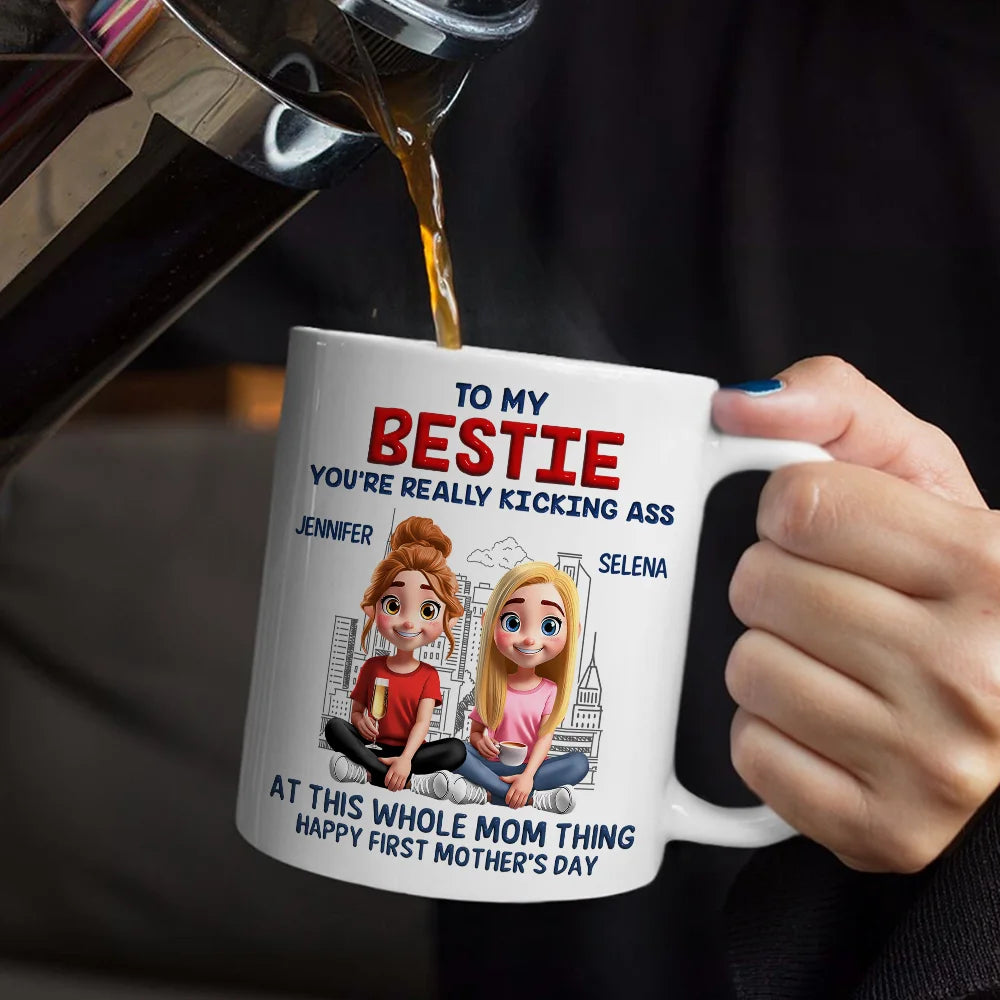 To My Daughter: You're Really Kicking A** - Personalized Mug for Any Mom Mug PopCulturePrints