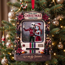 Load image into Gallery viewer, Our First Christmas Together - Personalized Acrylic Ornament for Couples
