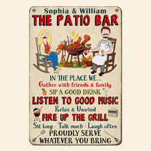 Load image into Gallery viewer, Personalized Couple Metal Sign | Perfect Valentine&#39;s Day Gifts for Couples Metal Signs PopCulturePrints
