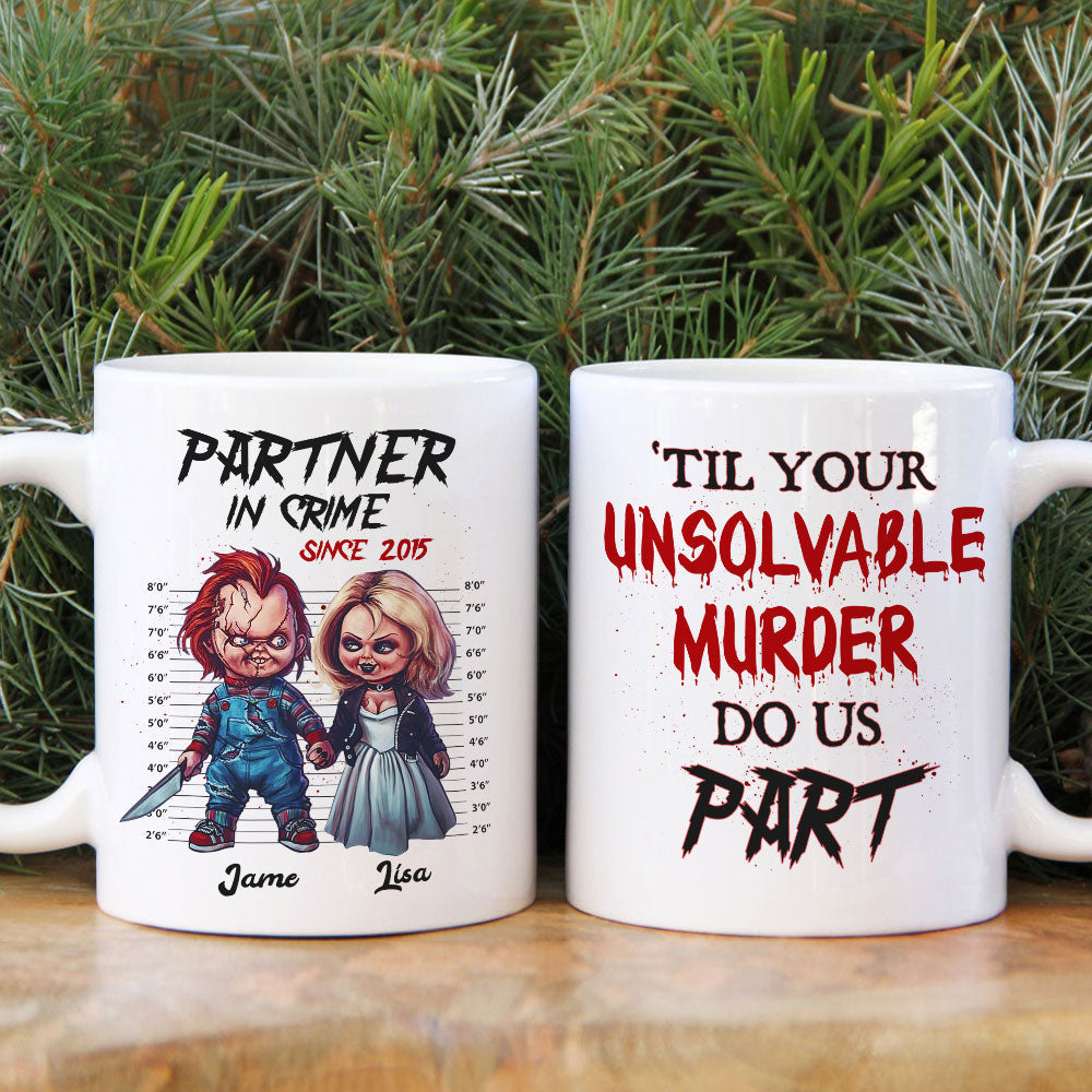 Darkly Romantic Personalized Couple Mugs - Unique Valentine's Day Gifts Coffee Mug PopCulturePrints