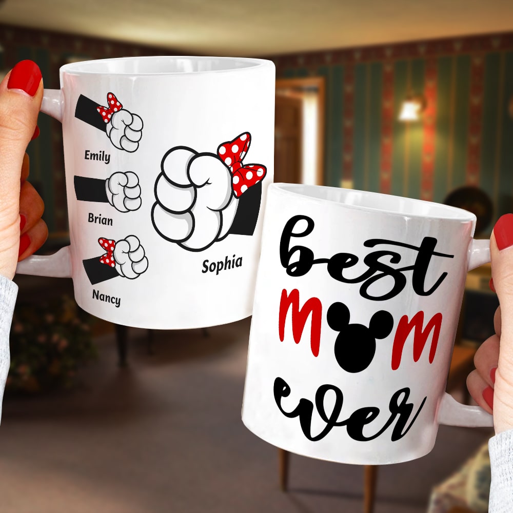 Personalized Best Mom Ever Mug - Mother's Day Gift Coffee Mug PopCulturePrints