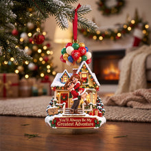 Load image into Gallery viewer, “You’ll Always Be My Greatest Adventure” - Personalized Romantic Couple Christmas Ornament - Perfect Gift for Couples, Friends, and Family
