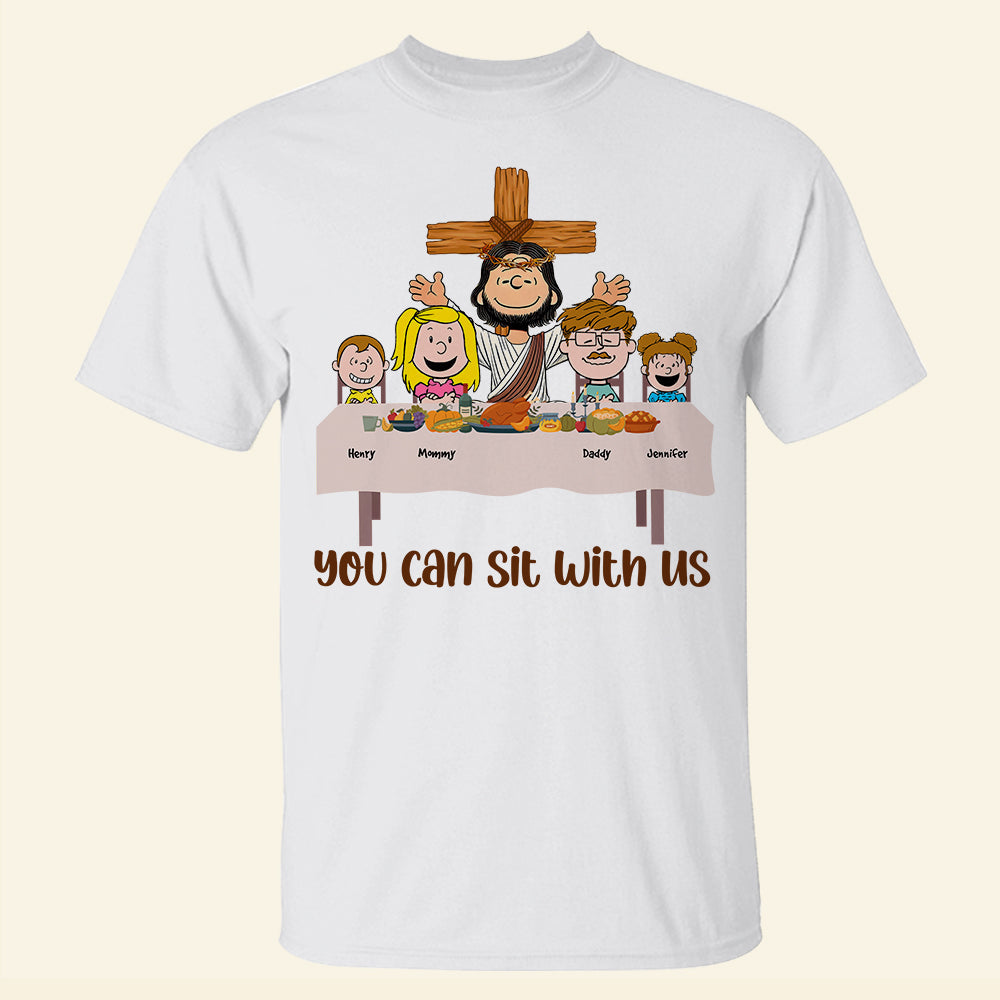 Personalized Christian Family Shirt - You Can Sit With Us Shirts PopCulturePrints