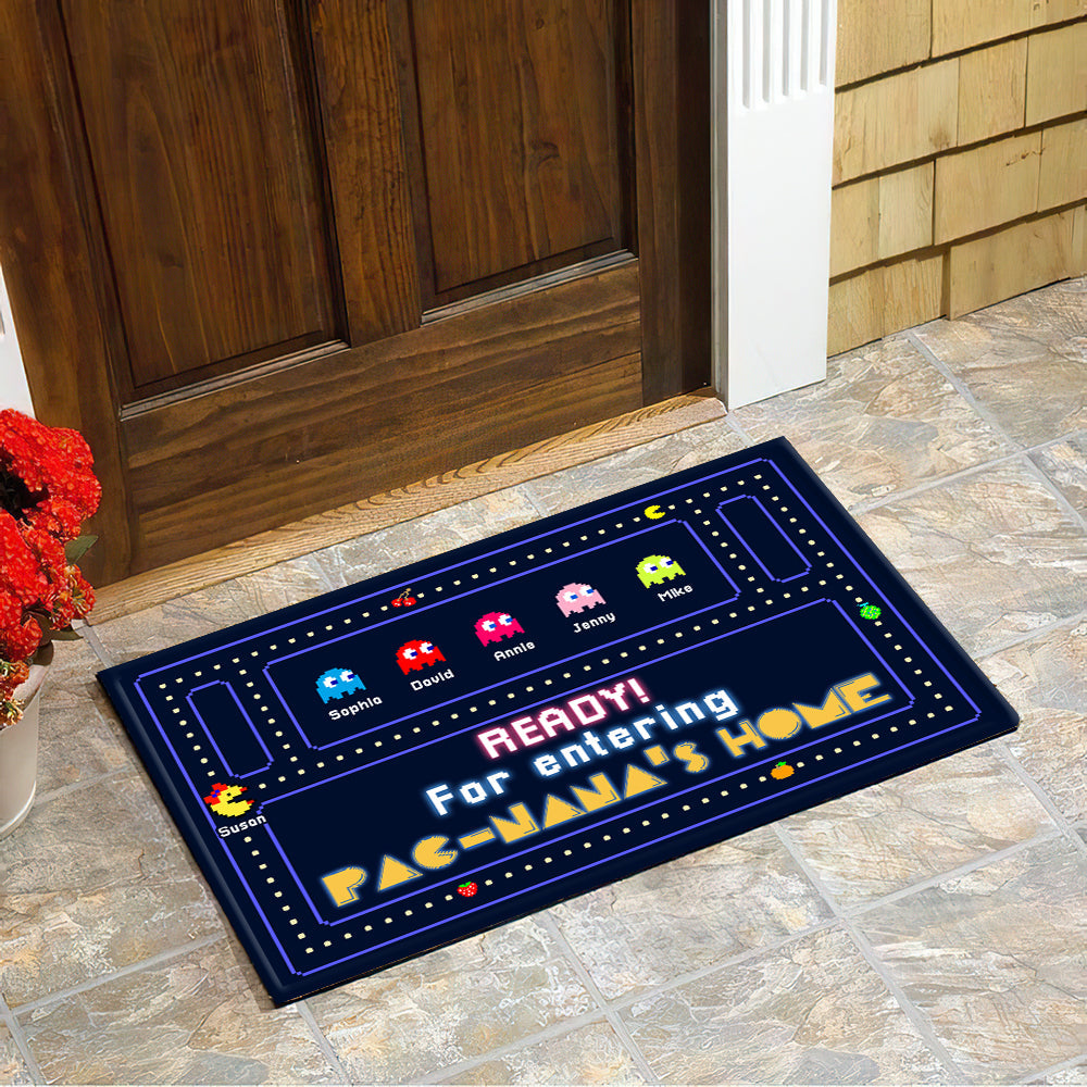 Personalized Grandparents Doormat - Pac-Theme Welcome Mat Doormat PopCulturePrints