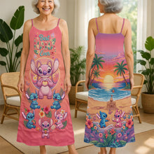 Load image into Gallery viewer, “Best Mom Ever” - Personalized Suspender Maxi Dress - Unique Gifts for Moms &amp; Grandmas Dress PopCulturePrints
