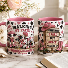 Load image into Gallery viewer, Walking By Faith Calf Coffee Mug - Personalized Christian Gift for Loved Ones
