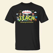 Load image into Gallery viewer, Inspiring Minds, Educators Shine - Personalized Back To School Shirt for Teachers
