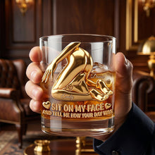 Load image into Gallery viewer, Naughty Couples Drinking Glass - Personalized Gifts For Couples 02hudh180626 Glass PopCulturePrints
