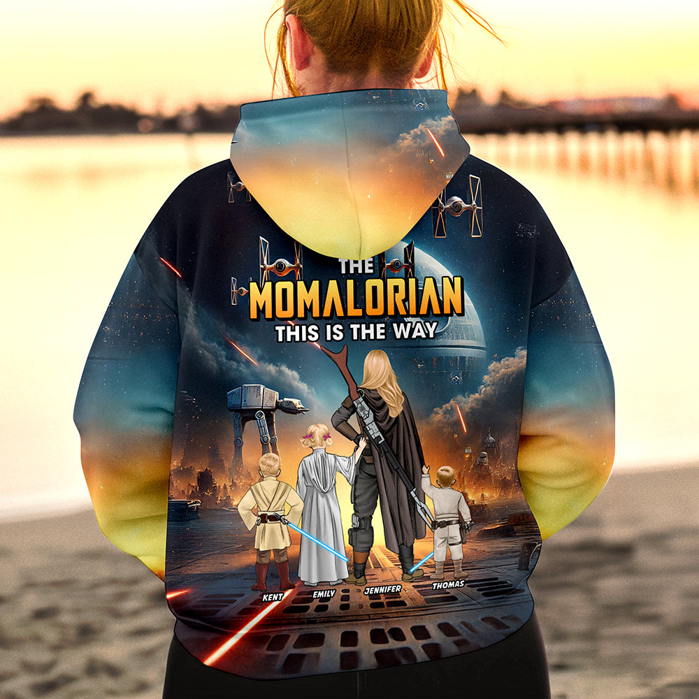 The Momalorian: This Is The Way - Personalized Gifts for Moms, Grandmas & More AOP Products PopCulturePrints