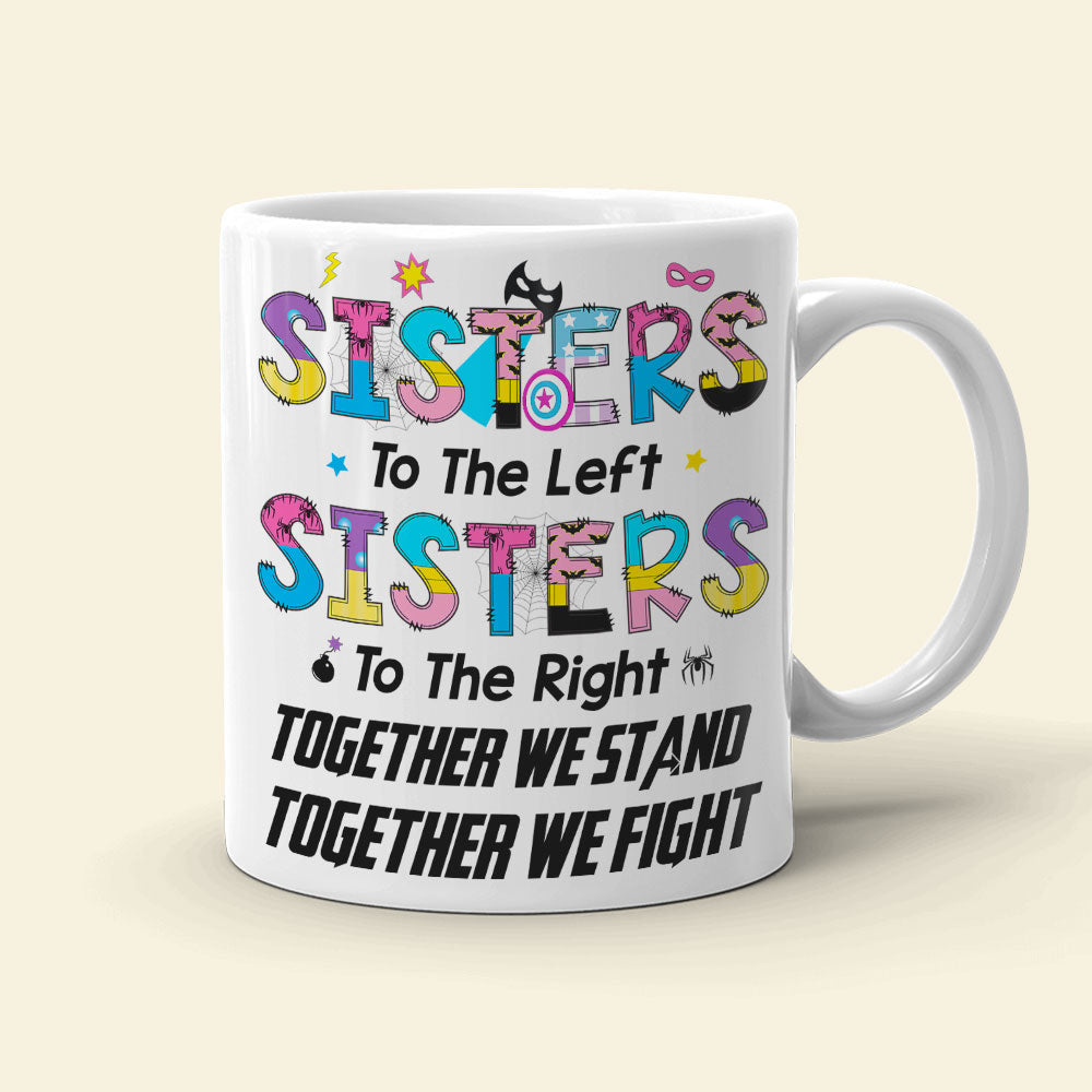 Hero Sisters Personalized Coffee Mug - Unique Gift for Superhero Fans Coffee Mug PopCulturePrints