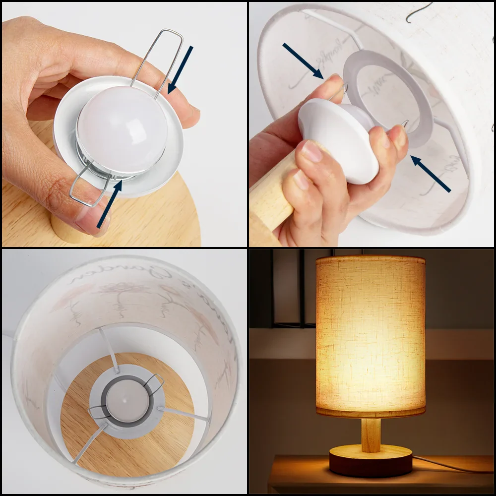 Mom, We Hope Every Time You Light This Up - Personalized Fabric Lamp for Mom and Grandma Fabric Lamp PopCulturePrints