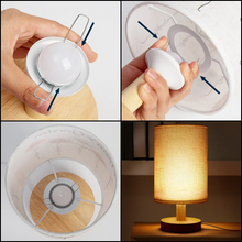 Load image into Gallery viewer, Mom, We Hope Every Time You Light This Up - Personalized Fabric Lamp for Mom and Grandma Fabric Lamp PopCulturePrints
