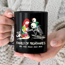 Load image into Gallery viewer, Family of Nightmares Personalized Black Mug Coffee Mug PopCulturePrints
