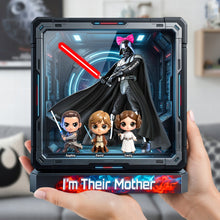 Load image into Gallery viewer, I'm Their Mother - Cosmic Mom and Kids Acrylic Plaque - Personalized Gifts for Mom Shaped Plaques PopCulturePrints
