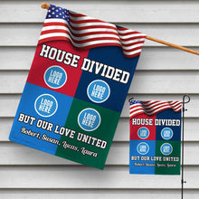 Load image into Gallery viewer, Personalized House Divided Flag for Football Lovers Flag PopCulturePrints
