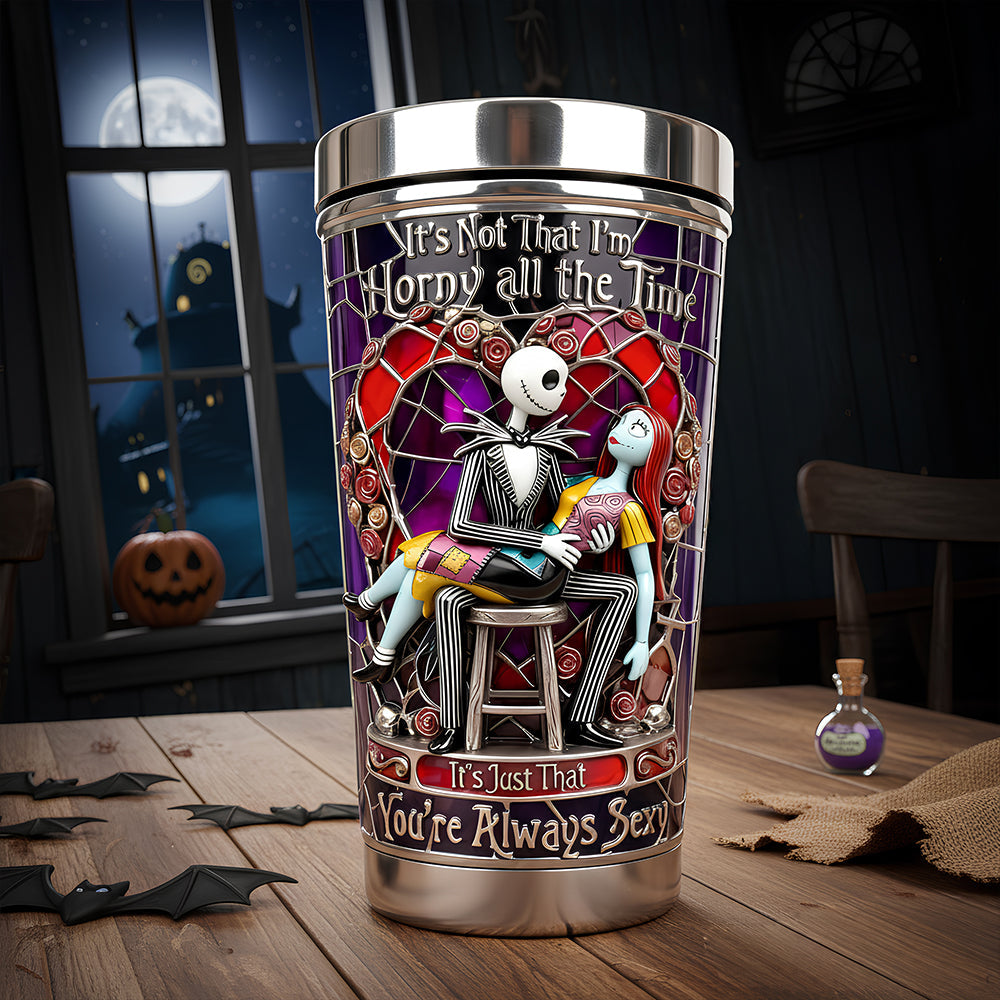 Naughty Couple Tumbler - Perfect Personalized Gift for Romantic Partners Tumbler Cup PopCulturePrints