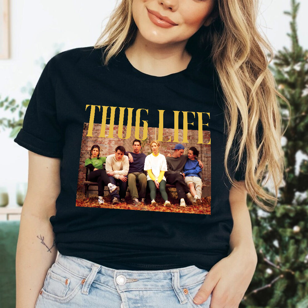 Retro Friends Sitcom Sweatshirt - Thug Life Edition