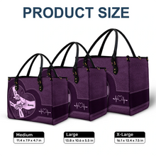 Load image into Gallery viewer, “Together in Love” - Personalized Leather Bag - Gift for Mom, Grandma &amp; Loved Ones Leather Bag PopCulturePrints
