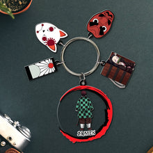 Load image into Gallery viewer, Personalized Movie Fan Keychain - Anime Inspired Gift Keychains PopCulturePrints
