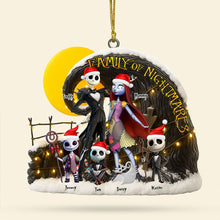 Load image into Gallery viewer, Celebrate Your Spooky Family Spirit - Personalized Spooky Family Ornament Ornament PopCulturePrints
