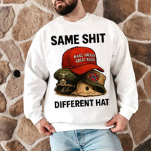 Load image into Gallery viewer, Same Shit Different Hat Shirt - A Unique Gift for the Awakened Shirts PopCulturePrints
