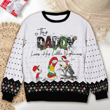 Load image into Gallery viewer, Personalized Horror Cartoon Ugly Sweater for Mom AOP Products PopCulturePrints
