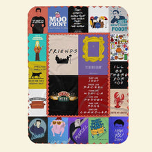 Load image into Gallery viewer, Friends TV Show Fan Blanket - Cozy Anniversary Gift Blanket PopCulturePrints
