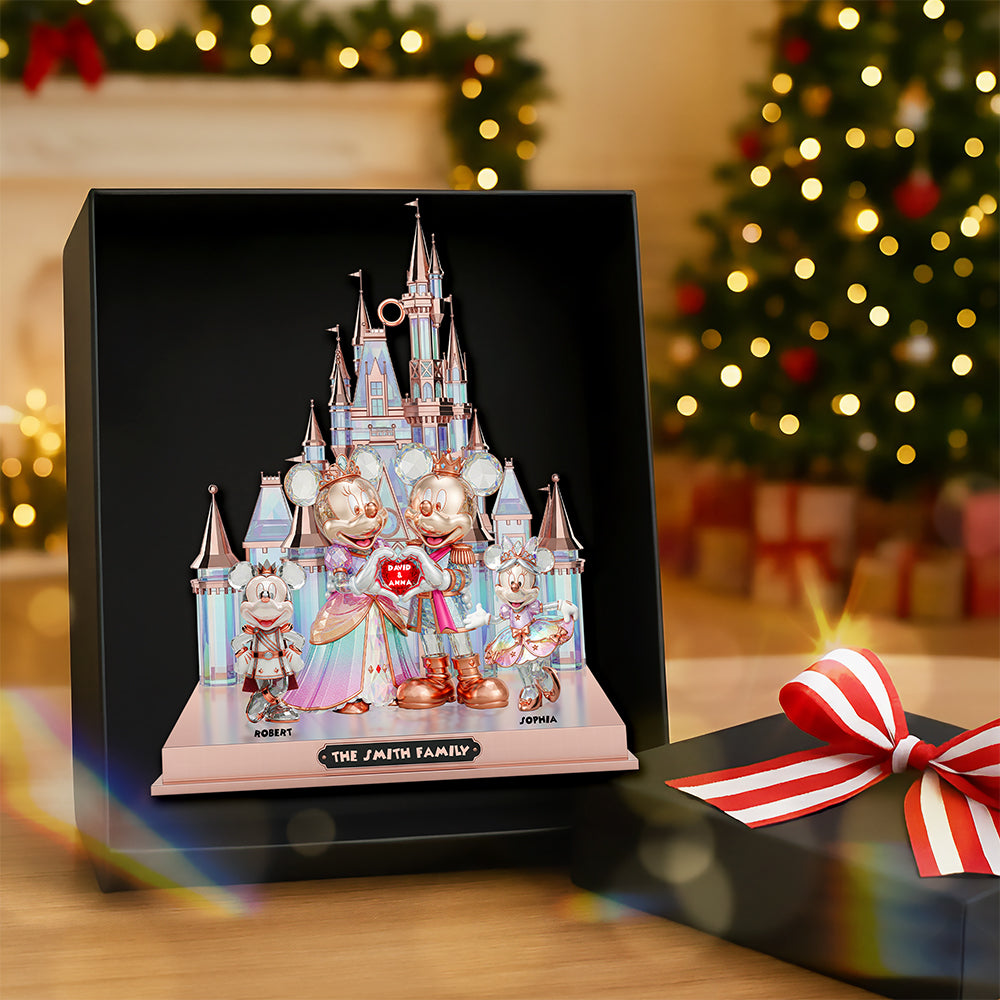 “Create Magical Memories This Christmas!” - Personalized Fantasy Family Christmas Ornament - Custom Gift for Families, Friends, and Loved Ones Ornament PopCulturePrints