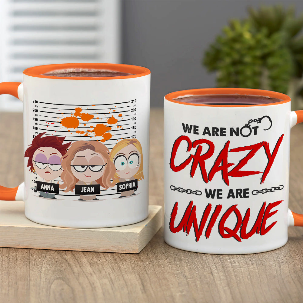 Unique Friends Personalized Accent Mug Coffee Mug PopCulturePrints