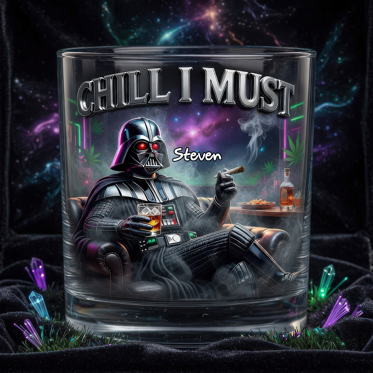 “Chill I Must” - Personalized Drinking Glass for Every Occasion