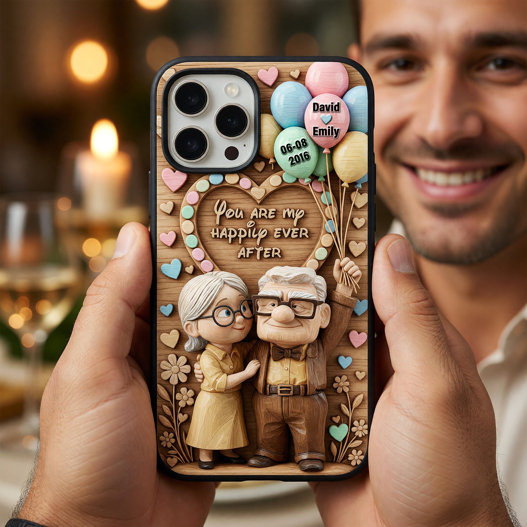 You Are My Happily Ever After - Personalized Eternal Love Phone Case for Couples Phone Case PopCulturePrints