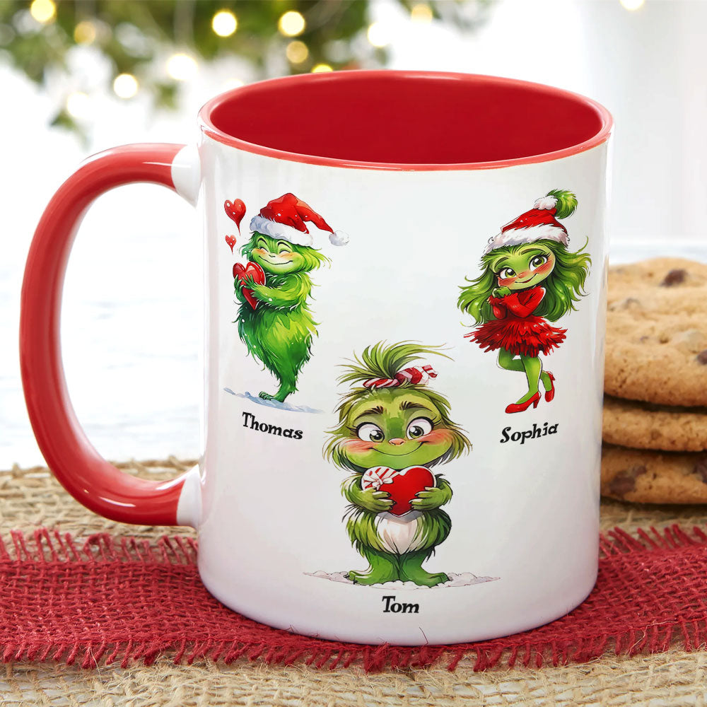 Personalized Christmas Grandkids Mug - Maybe Christmas Doesn't Come From A Store