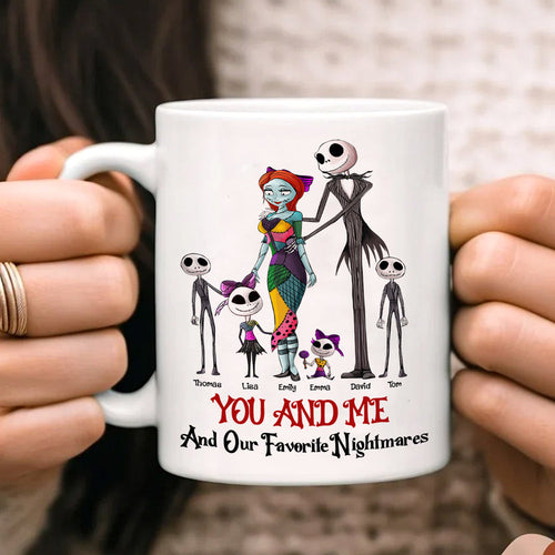 Personalized You And Me Family Nightmare Coffee Mug Coffee Mug PopCulturePrints
