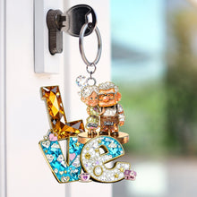 Load image into Gallery viewer, Love That Lasts Forever – Personalized Couple Keychain – Unique Gift for Couples, Lovers, Anniversaries Keychains PopCulturePrints
