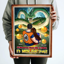 Load image into Gallery viewer, Anime-Inspired Personalized Couple Canvas Print | Valentine&#39;s Day Gifts Poster &amp; Canvas PopCulturePrints
