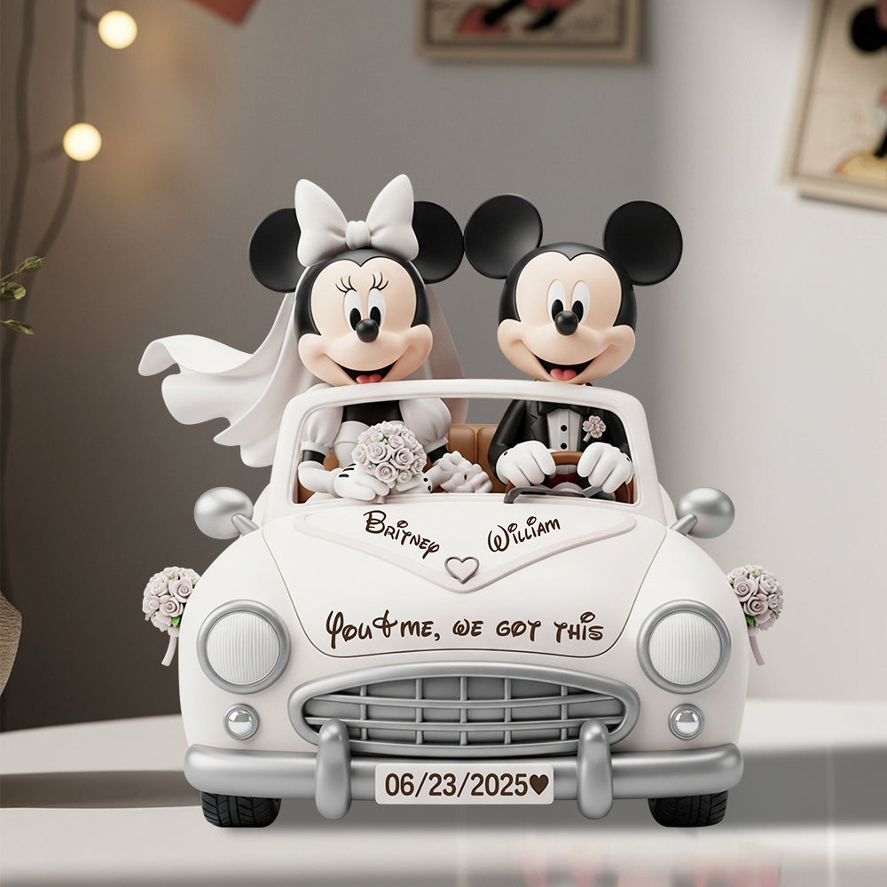 You & Me, We Got This - Personalized Couple Wedding Acrylic Plaque Shaped Plaques PopCulturePrints