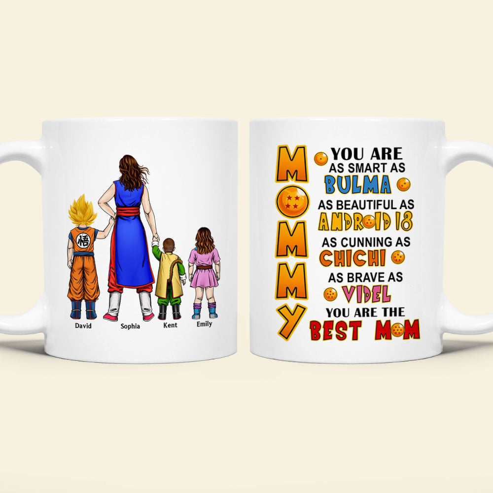 Custom Anime Mom Mug - Personalized Mother's Day Gift Coffee Mug PopCulturePrints