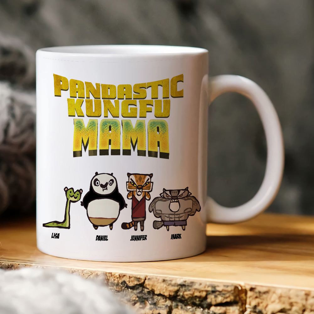 Pandastic Kung Fu Mama Personalized Coffee Mug for Mother's Day Coffee Mug PopCulturePrints