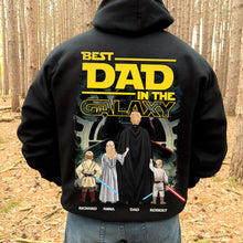 Load image into Gallery viewer, “Best Dad In The Galaxy” - Personalized Dad Shirt - Custom Gift for Fathers, Dads, and Grandfathers Shirts PopCulturePrints
