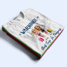 Load image into Gallery viewer, Girls Trip Cheaper Than Therapy - Personalized T-Shirt T-shirt PopCulturePrints
