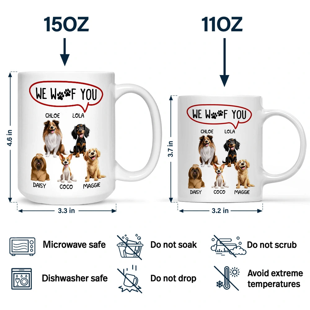 Thanks for Putting Up with My Shot - Personalized Mug for Dog Lovers Mug PopCulturePrints