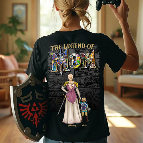 The Legend of Mom - Personalized Shirt for Adventure Game Loving Mom Shirts PopCulturePrints