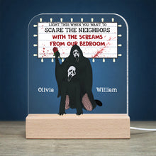 Load image into Gallery viewer, Personalized Horror Romance LED Light - Movie Fan Gift for Valentine's Day Gifts Led Night Light PopCulturePrints
