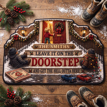 Load image into Gallery viewer, Funny Christmas Doormat - Personalized Gift for Families

