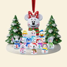 Load image into Gallery viewer, Celebrate Christmas with Grandma - Personalized Cartoon Characters Ornament Ornament PopCulturePrints
