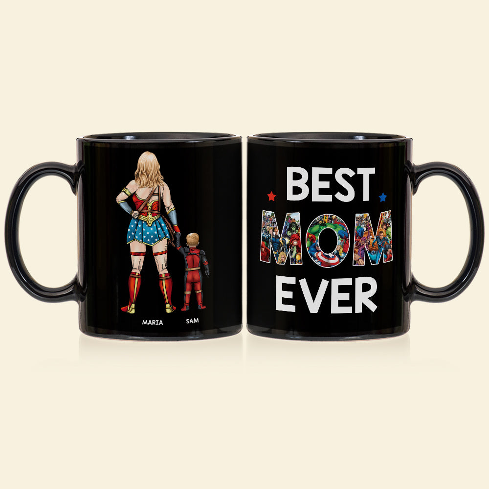 Best Dad Ever Personalized Coffee Mug - Dragon Inspired